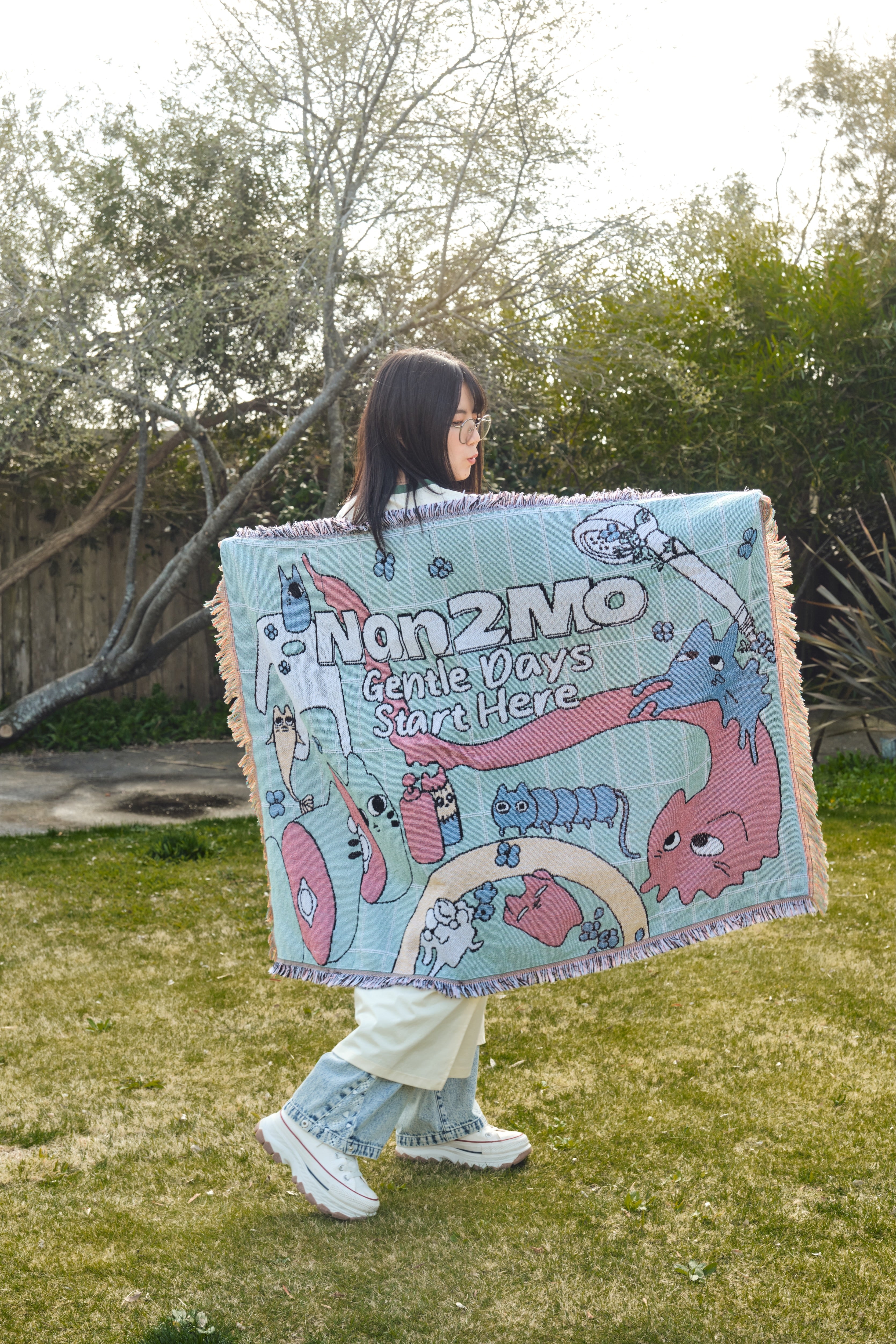 猫ジャナイブランケット – Nan2Mo