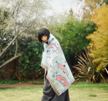 猫ジャナイブランケット