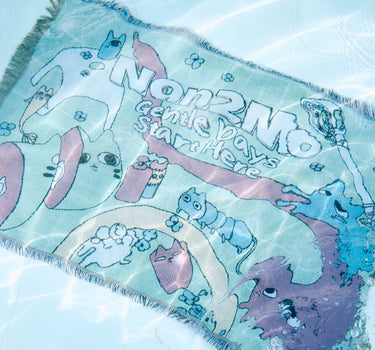 猫ジャナイブランケット