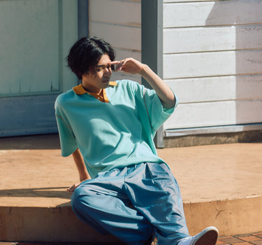 モデル身長：184cm　着用サイズ：2