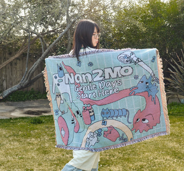 猫ジャナイブランケット