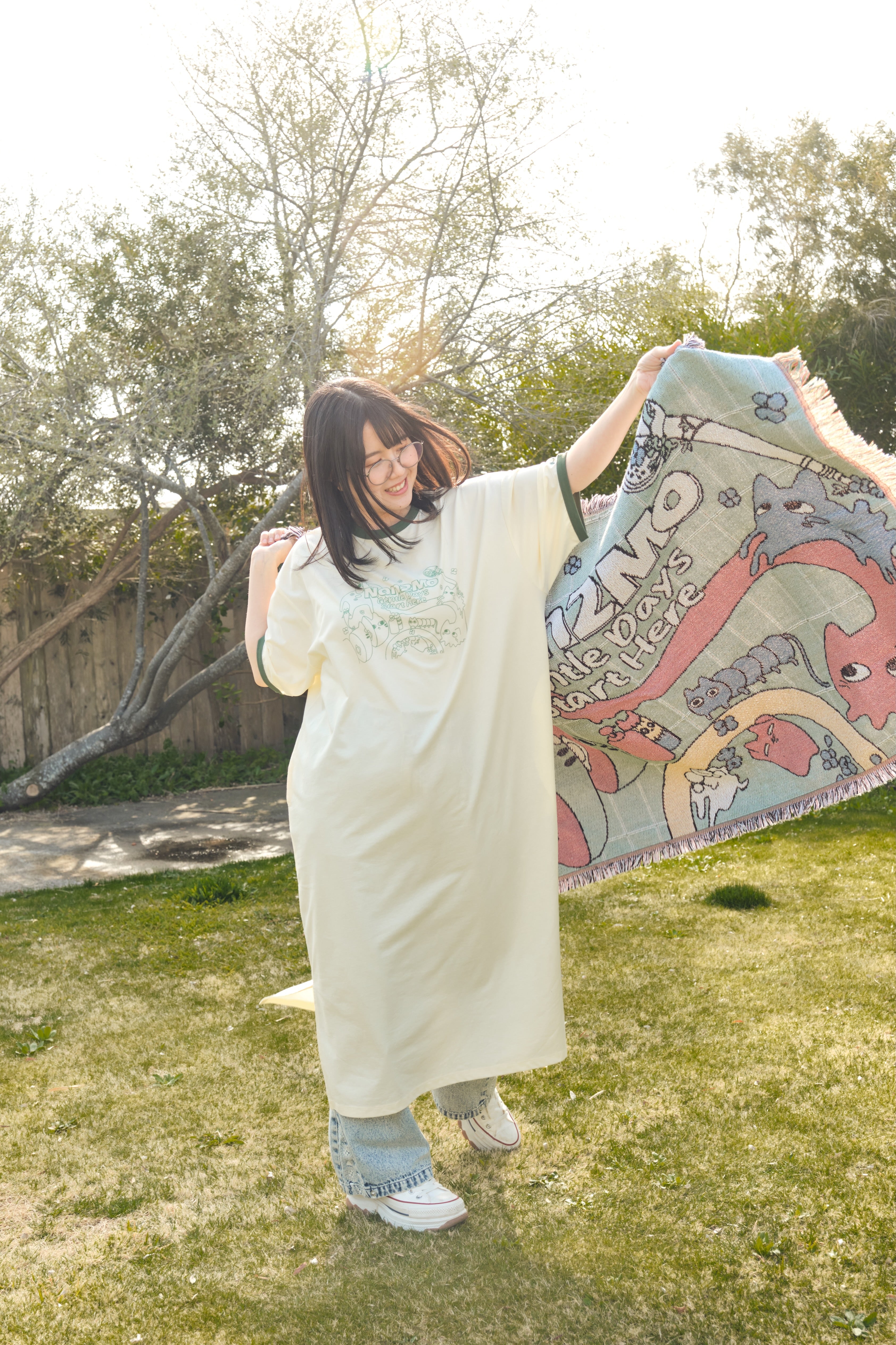 猫ジャナイブランケット – Nan2Mo